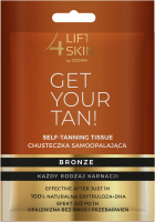Lift4Skin - GET YOUR TAN! Self-Tanning Tissue - Self-tanning tissue for face and body - Bronze - 1 piece