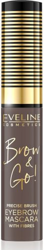 Eveline Cosmetics - BROW & GO Eyebrow Mascara - Tusz do brwi - 01 - LIGHT