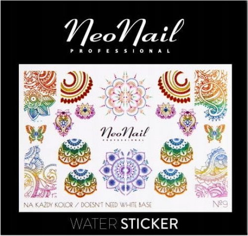 NeoNail - Water Sticker - Naklejki wodne do paznokci - 09