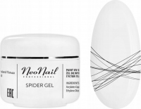 NeoNail - SPIDER GEL - Gel for making permanent decorations on nails - 6457 BLACK - 6457 BLACK