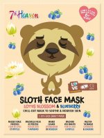 7th Heaven (Montagne Jeunesse) - SLOTH FACE MASK - Soothing face sheet mask - Lotus Flower & Blueberry