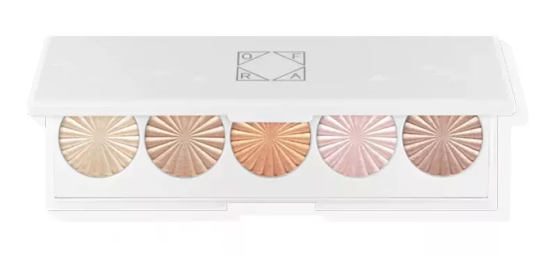 Палетка хайлайтеров OFRA Signature Palette запечённые, 5 оттенков, 5 x 1,5 г