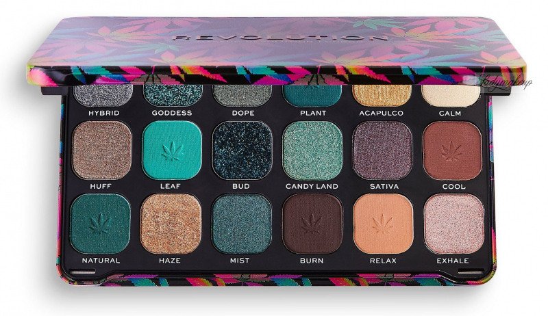 MAKEUP REVOLUTION - FOREVER FLAWLESS SHADOW PALETTE - Palette of