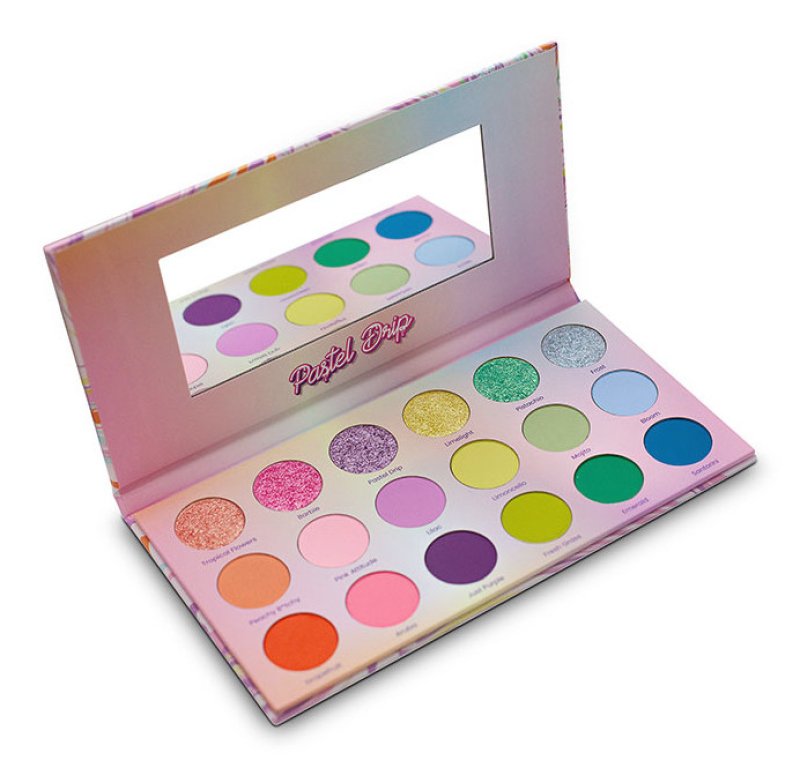 Mexmo Pastel Drip Eyeshadow Palette – 18 Dreamy Shades