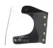 Goodluck MUA - GLOVE PALETTE - Professional makeup glove - ECO Leather - Black Crocs - L - 10,5 cm