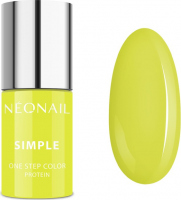 NeoNail - SIMPLE - ONE STEP COLOR - UV GEL POLISH - UV hybrid varnish - 7.2 ml - 8144-7 - SUNNY - 8144-7 - SUNNY