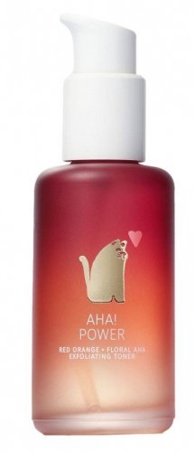 YOPE - AHA! POWER - EXFOLIATING TONER - Tonik złuszczający - Czerwona pomarańcza i kwasy kwiatowe AHA - 100 ml