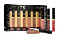 Eveline Cosmetics - OH! MY LIPS - Matt Liquid Lip Set - Set of 6 best-selling mini lipsticks - Limited edition