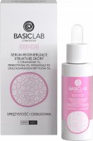 BASICLAB - ESTETICUS - Serum regenerating the skin structure with 1% ceramides, 2% prebiotic, 3% vitamin E and a 5% peptide complex - Resilience and reconstruction - 30 ml