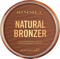 RIMMEL - NATURAL BRONZER - Ultra-Fine Bronzing Powder - Puder brązujący - 14 g - 002 SUNBRONZE - 002 SUNBRONZE
