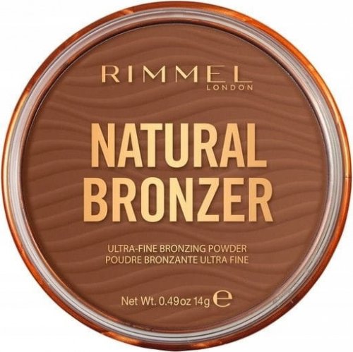 RIMMEL - NATURAL BRONZER - Ultra-Fine Bronzing Powder - Puder brązujący - 14 g - 002 SUNBRONZE