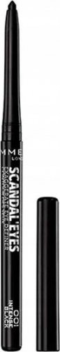 RIMMEL - SCANDAL'EYES - Exaggerate Eye Definer - Automatic waterproof eye pencil - 001 INTENSE BLACK