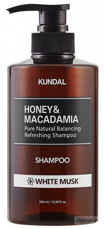 KUNDAL - Honey & Macadamia Refreshing Shampoo - Refreshing hair shampoo - White Musk - 500 ml KUNDAL - Honey & Macadamia Refreshing Shampoo - Refreshing hair shampoo - White Musk - 500 ml