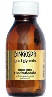BINGOSPA - Gold Glycerin - Face Care Smoothing Booster - Serum glicerynowe do twarzy z kwasem hialuronowym i witaminą E - 100 ml