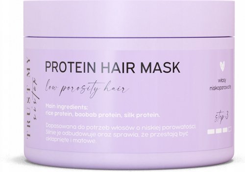 Trust My Sister - Protein Hair Mask - Proteinowa maska do włosów niskoporowatych - 150 g