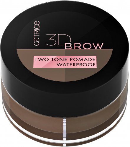 Catrice - 3D BROW Two-Tone Pomade Waterproof - Wodoodporna, podwójna pomada do brwi - 5 g - 010 - LIGHT TO MEDIUM