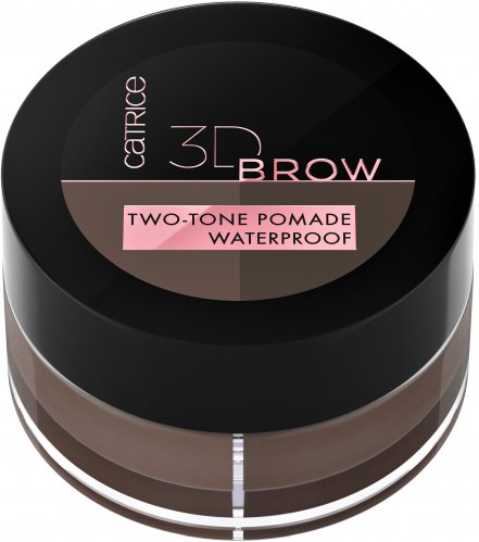 Catrice - 3D BROW Two-Tone Pomade Waterproof - Wodoodporna, podwójna pomada do brwi - 5 g - 020 - MEDIUM TO DARK