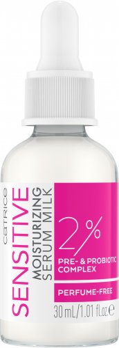 Catrice - SENSITIVE MOISTURISING SERUM MILK - Nawilżające serum do twarzy z 2% pre i probiotykami i mleczkiem ryżowym - 30 ml