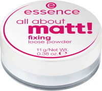 Essence - All About Matt! Fixing Loose Powder - Sypki puder matujący - Transparentny - 11 g