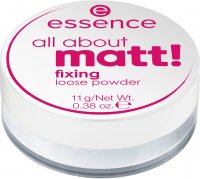 Essence - All About Matt! Fixing Loose Powder - Matting loose powder - Transparent - 11 g