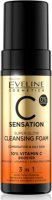 Eveline Cosmetics - C SENSATION - SUPER GLOW CLEANSING FOAM - Cleansing face cleansing foam - 150 ml