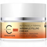 Eveline Cosmetics - C SENSATION - INTENSELY FIRMING WRINKLE FILLING CREAM - Strongly firming cream filling wrinkles 50+ Day / Night - 50 ml