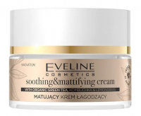 Eveline Cosmetics - Soothing & Mattifying Cream - Matujący krem łagodzący - Kombuchka & Lemongrass - 50 ml