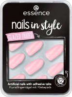 Essence - Nails in Style - Glazed Nudes - Self-adhesive tips - 08 Get Your Nudes On - 12 pcs.