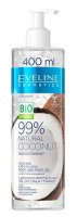 Eveline Cosmetics - 99% Natural Coconut - Body and Face Gel - Łagodząco-rewitalizujący żel do ciała i twarzy - 400 ml