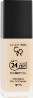 Golden Rose - Up To 24 Hours Stay Foundation - High coverage - SPF15 - 35 ml - 01 - 01