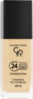 Golden Rose - Up To 24 Hours Stay Foundation - Podkład do twarzy - Mocno kryjący - SPF15 - 35 ml - 15 - 15
