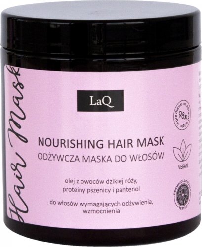 LaQ - Nourishing Hair Mask - Odżywcza maska do włosów - Piwonia - 250 ml