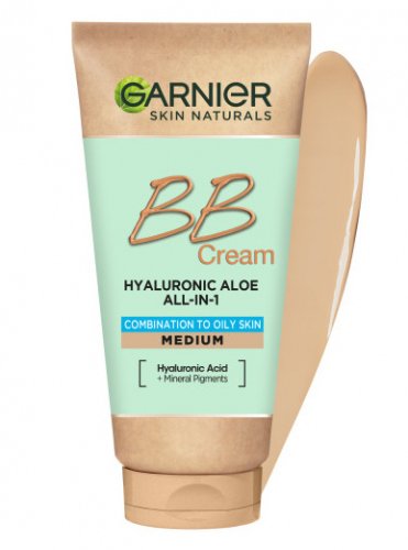 GARNIER - BB CREAM - COMBINATION TO OILY SKIN - ALL-IN-ONE - Moisturizing BB cream for oily and combination skin - MEDIUM