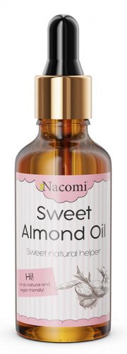 Nacomi - Sweet Almond Oil - Naturalny olej ze słodkich migdałów - Rafinowany - 50 ml Pipeta