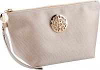 Inter-Vion - Travel Chic Cosmetic Bag - Gold Cosmetic Bag with Handle - Medium - 415110