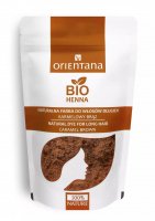 ORIENTANA - BIO HENNA - 100% Naturalna roślinna farba do włosów długich - Karmelowy Brąz - 100g
