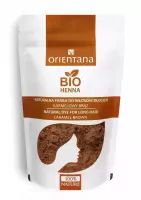 ORIENTANA - BIO HENNA - 100% Naturalna roślinna farba do włosów długich - Karmelowy Brąz - 100g
