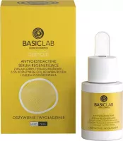 BASICLAB - ESTETICUS - Antioxidant regenerating serum with 6% Vitamin C, 0.5% Coenzyme Q10, Resveratrol and Borage Oil - Nutrition and Smoothing - Day / Night - 15 ml