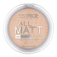 Catrice - All Matt Plus Shine Control Powder - Powder neutralizing skin glow - 030 - WARM BEIGE - 030 - WARM BEIGE