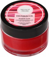 Dermacol - Face & Lip Peeling - Antistress sugar scrub for face and lips - Rhubarb - 50 g
