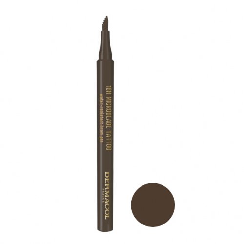 Dermacol - 16H MICROBLADE TATTOO - Water-Resistant Brow Pen - Pisak do brwi - 03