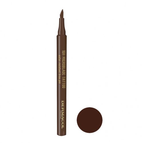 Dermacol - 16H MICROBLADE TATTOO - Water-Resistant Brow Pen - Pisak do brwi - 02