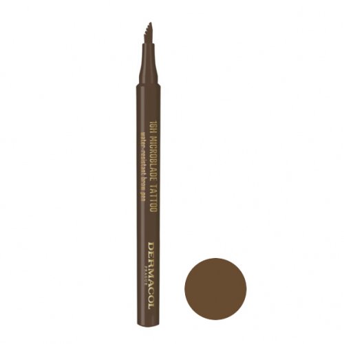 Dermacol - 16H MICROBLADE TATTOO - Water-Resistant Brow Pen - Pisak do brwi - 01