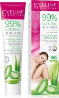 Eveline Cosmetics - BIO ORGANIC - Depilatory Cream - 99% Natural Aloe Vera - Łagodny krem do depilacji dla wrażliwej skóry rąk, nóg i bikini - 125 ml 