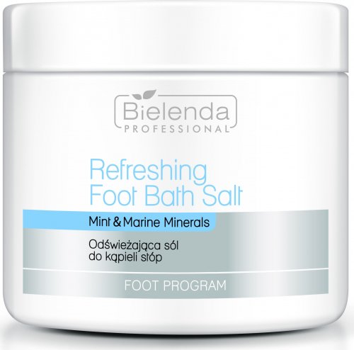 Bielenda Professional - Refreshing Foot Bath Salt - Mint & Marine Minerals - Refreshing Foot Bath Salt - 500 g