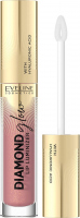 Eveline Cosmetics - Diamond Glow - Lip Luminizer - Lip gloss with hyaluronic acid - 4.5 ml - 04 RASPBERRY SORBET - 04 - RASPBERRY SORBET
