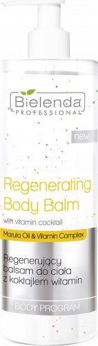 Bielenda Professional - Regenerating Body Balm With Vitamin Cocktail - Regenerating body lotion with a cocktail of vitamins - 490 ml