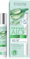 Eveline Cosmetics - Organic Aloe + Collagen - Moisturizing Eye Contour Modeling Roll-on - Nawilżający roll-on modelujący kontur oczu - 15 ml
