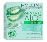 Eveline Cosmetics - Organic Aloe + Collagen - Moisturizing And Mattifying Face Gel - Moisturizing and mattifying face gel - 50 ml