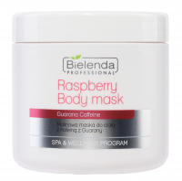 Bielenda Professional - Raspberry Body Mask - Malinowa maska do ciała z kofeiną z Guarany - 550 g 